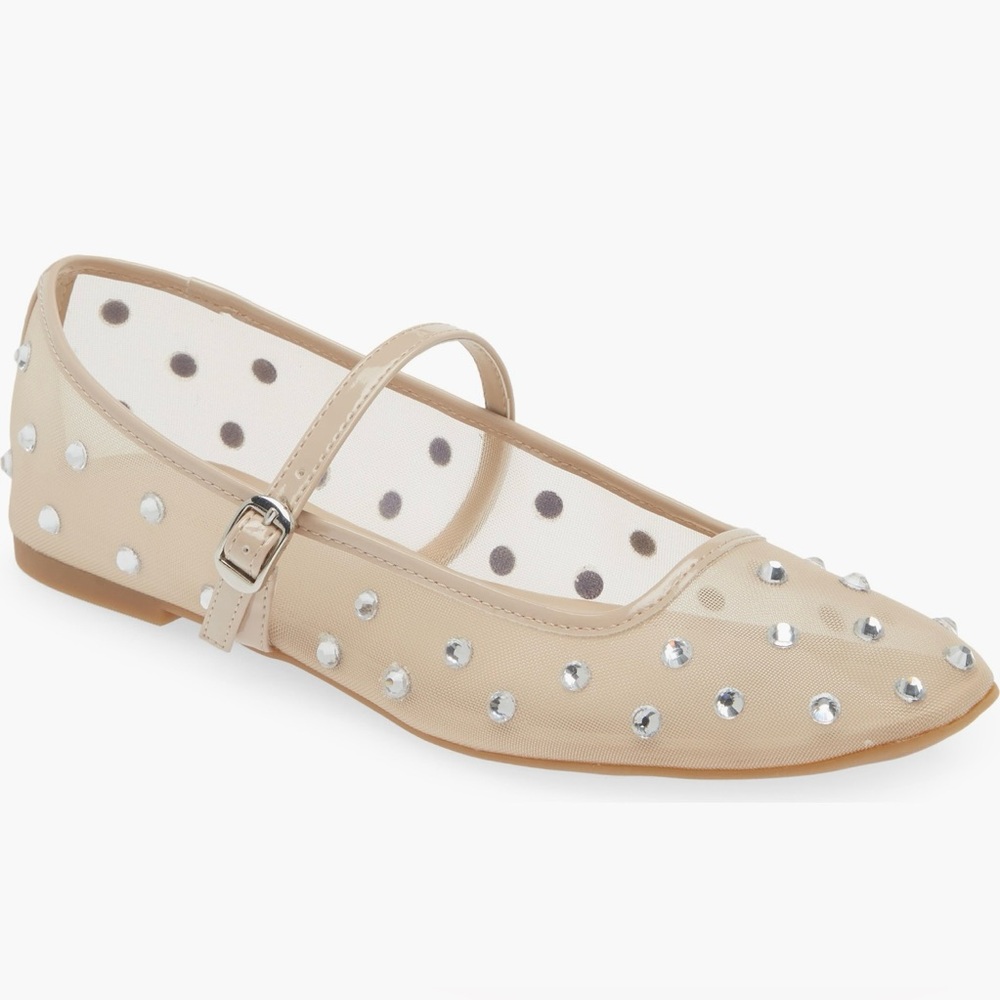 Open Edit Mesh Flats w/ Rhinestones